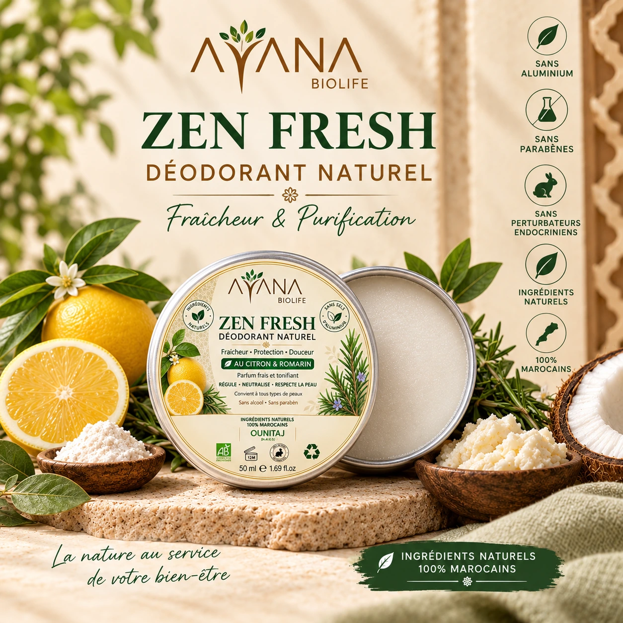 ZEN FRESH | Déodorant fraîcheur purifiante